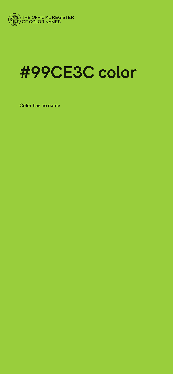 #99CE3C color image