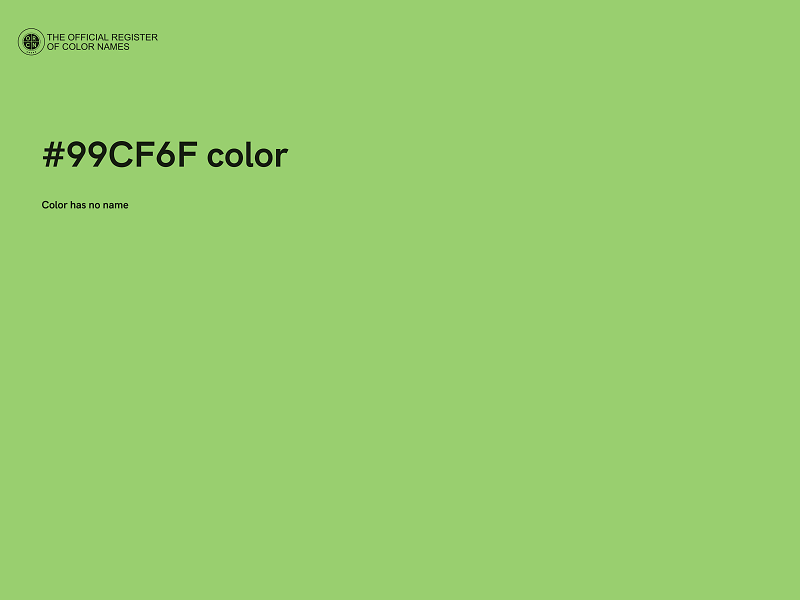 #99CF6F color image