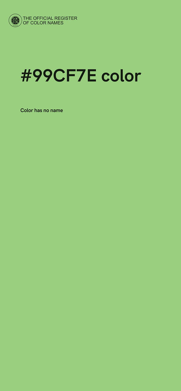 #99CF7E color image