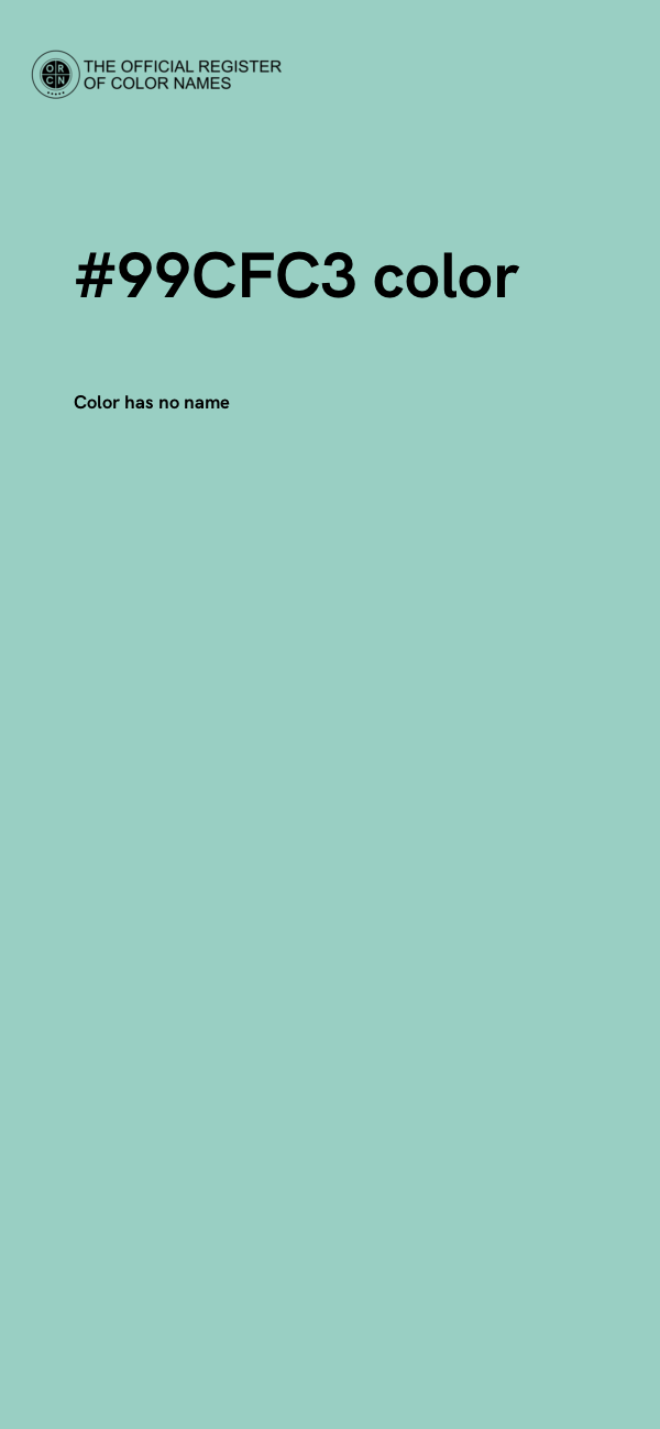 #99CFC3 color image