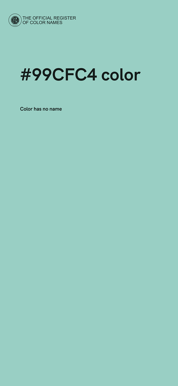 #99CFC4 color image