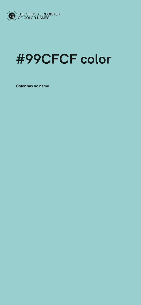 #99CFCF color image