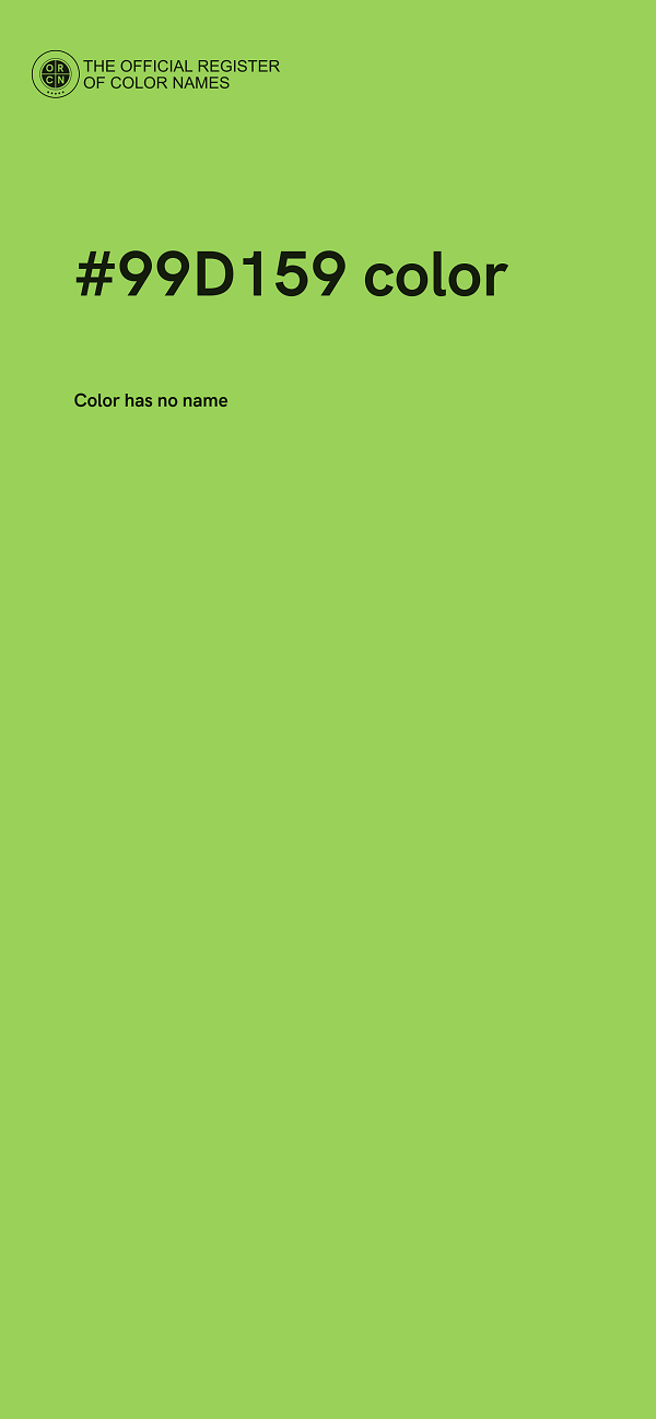 #99D159 color image