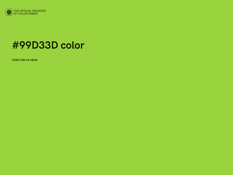 #99D33D color image