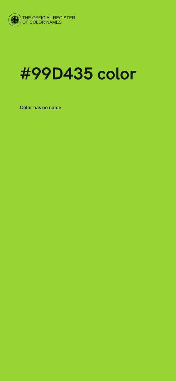 #99D435 color image