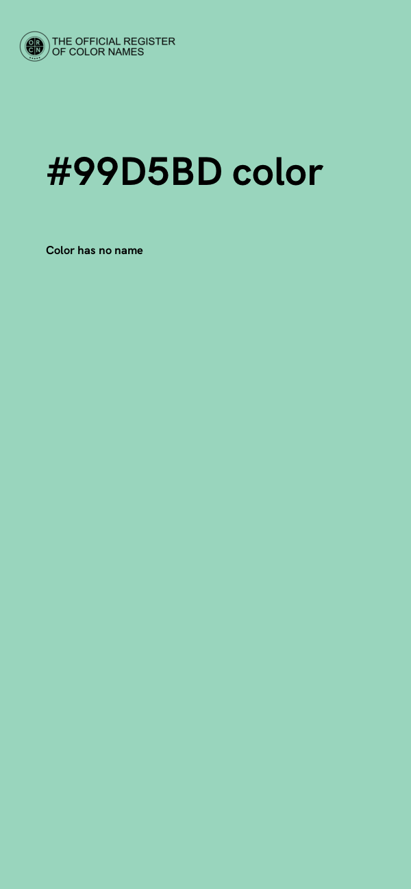 #99D5BD color image