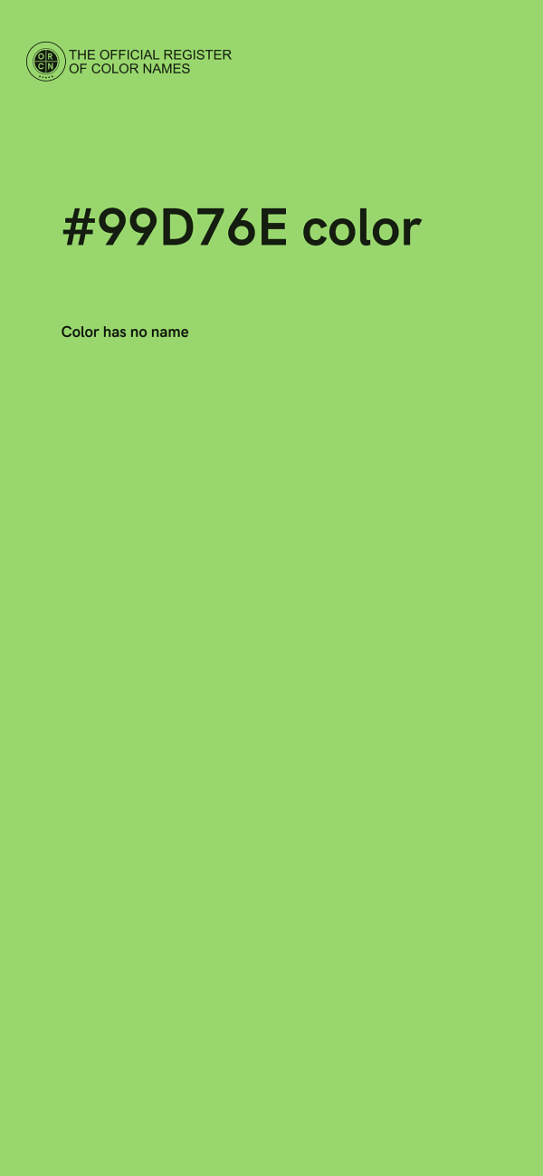 #99D76E color image