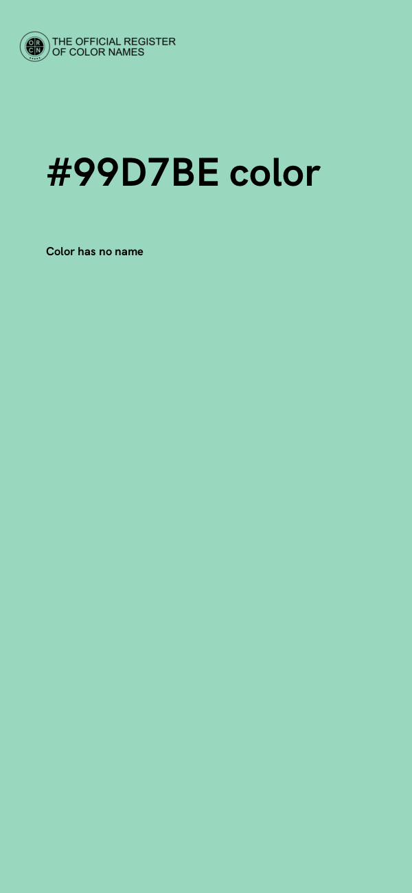 #99D7BE color image