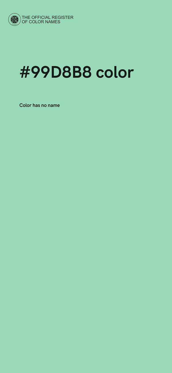 #99D8B8 color image