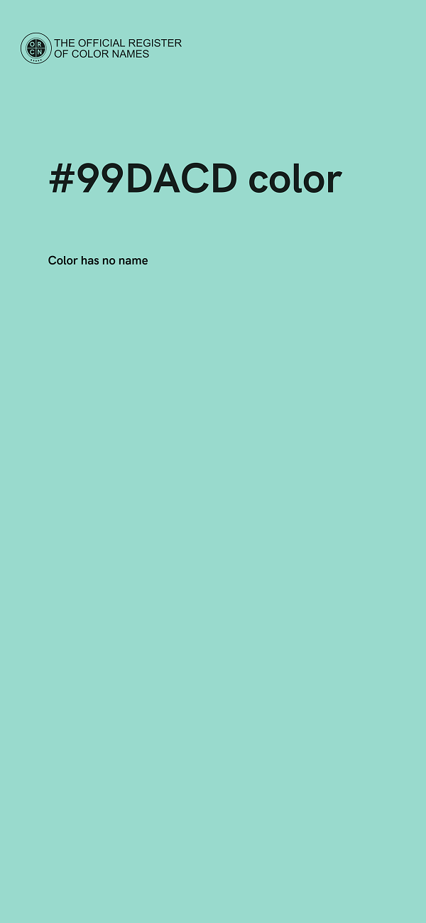 #99DACD color image