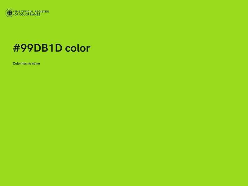 #99DB1D color image