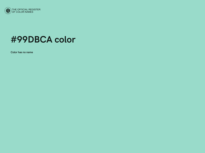 #99DBCA color image