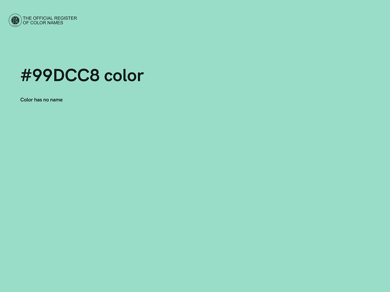 #99DCC8 color image