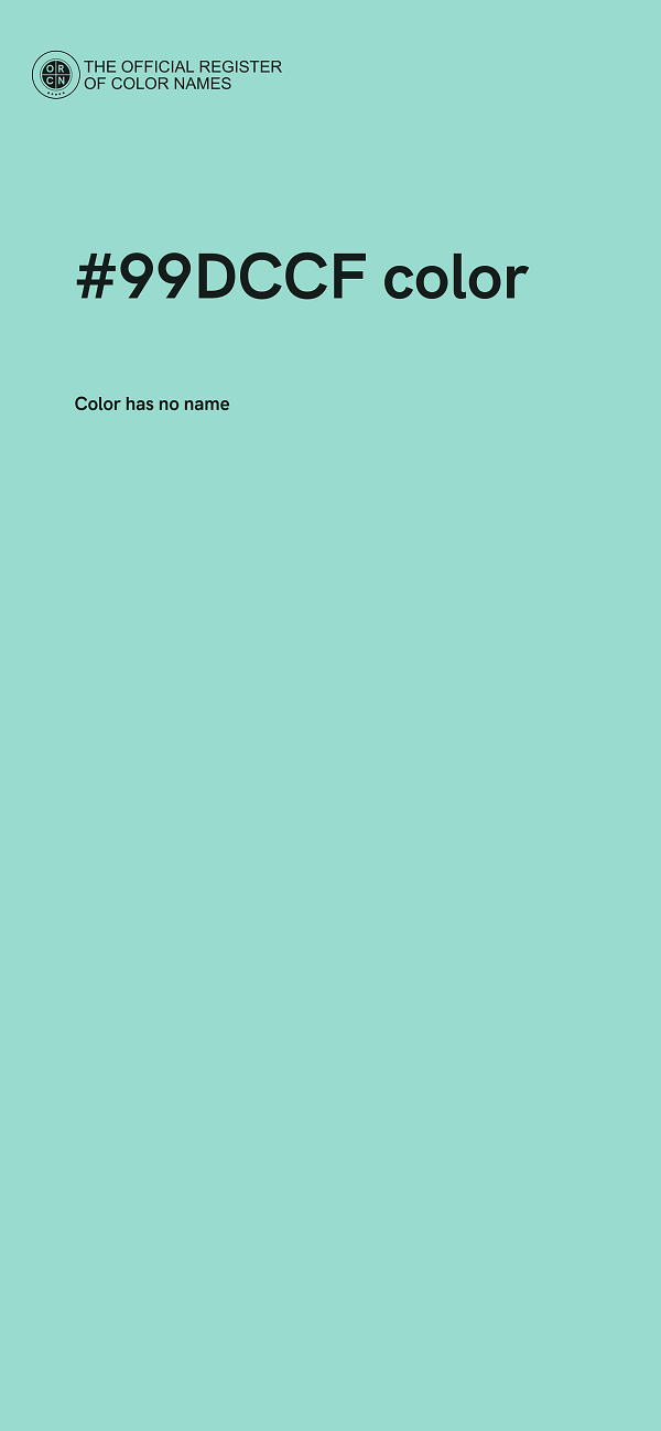 #99DCCF color image