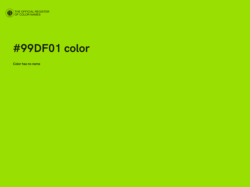 #99DF01 color image
