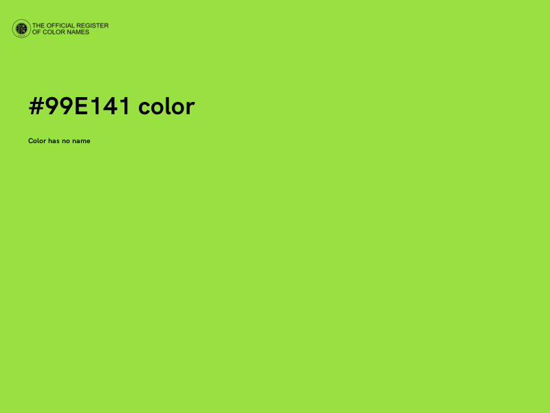 #99E141 color image