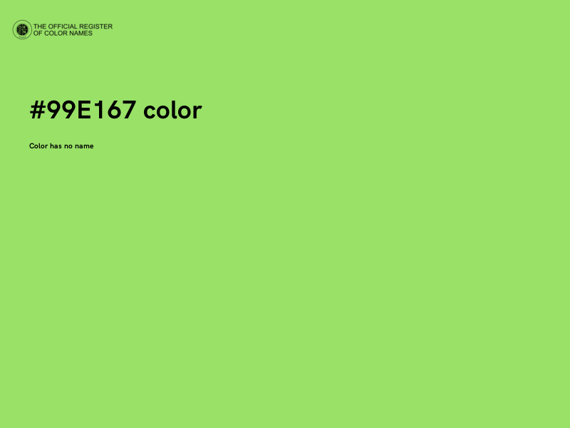 #99E167 color image