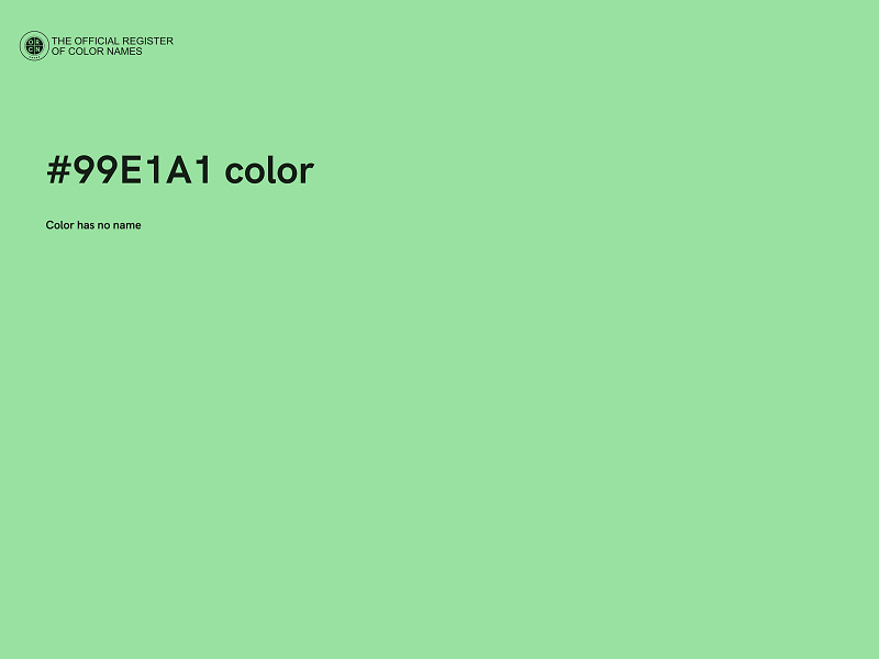 #99E1A1 color image