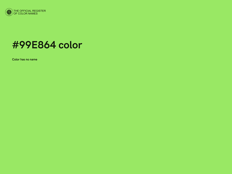 #99E864 color image