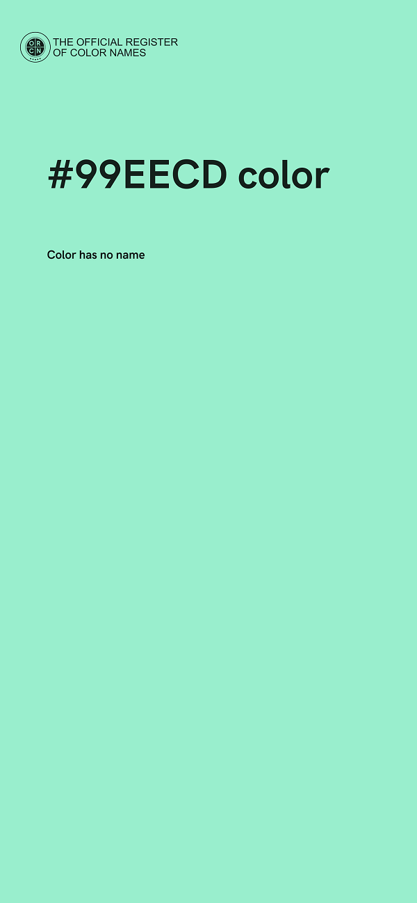 #99EECD color image