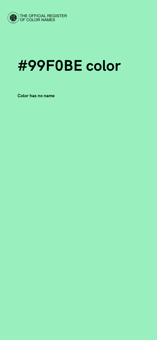#99F0BE color image