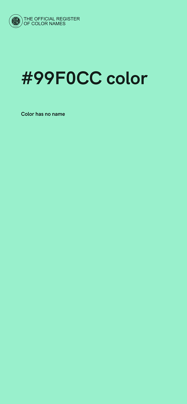 #99F0CC color image