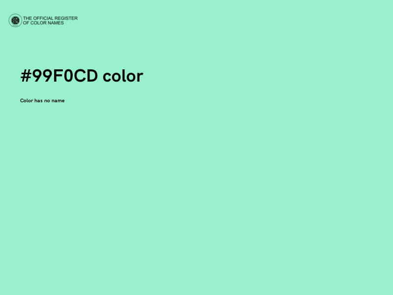 #99F0CD color image