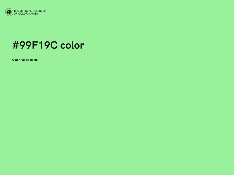 #99F19C color image