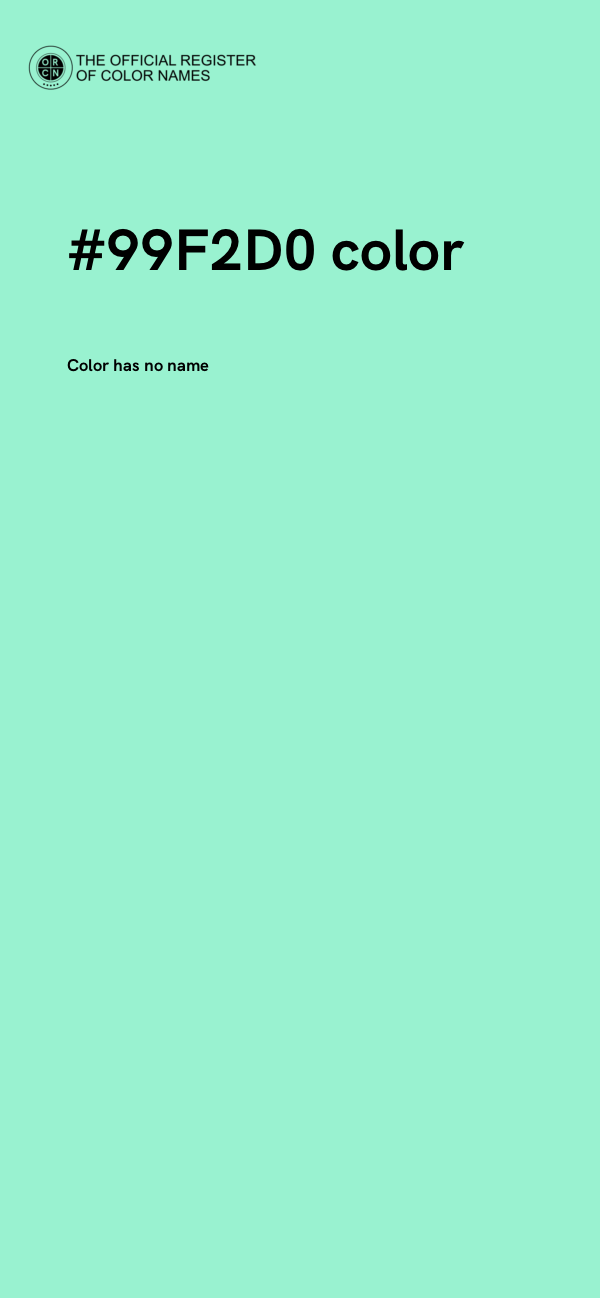 #99F2D0 color image