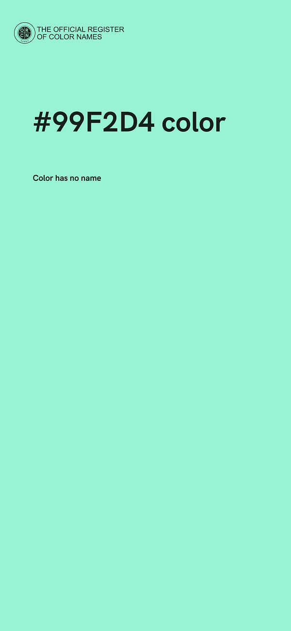 #99F2D4 color image