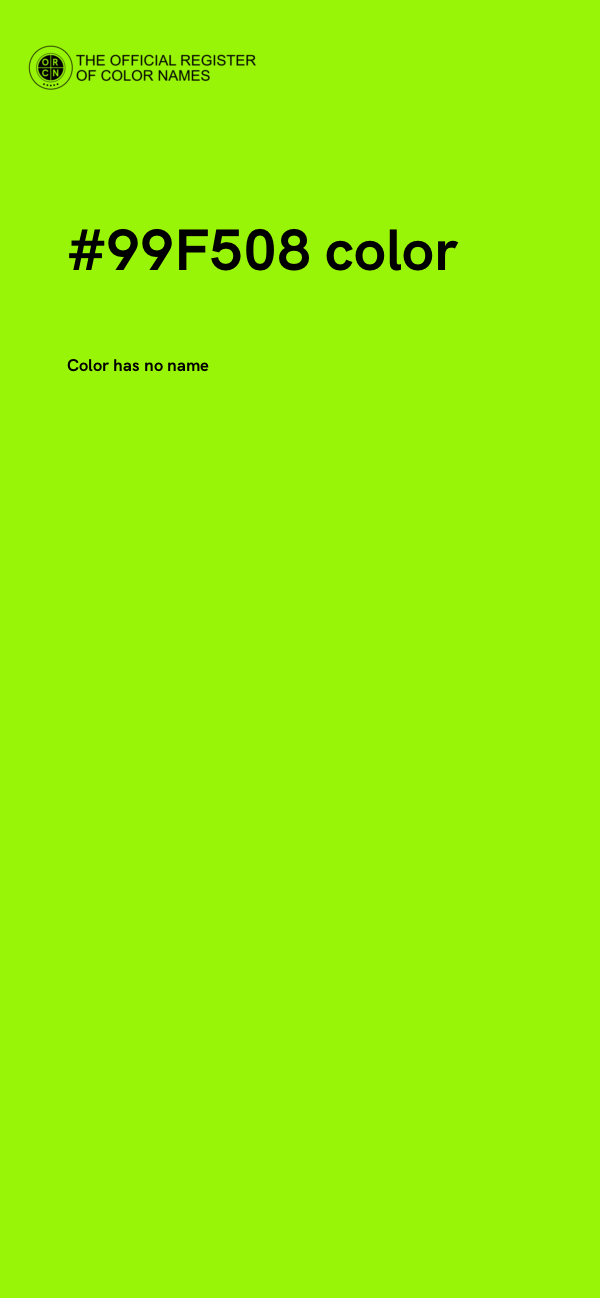 #99F508 color image