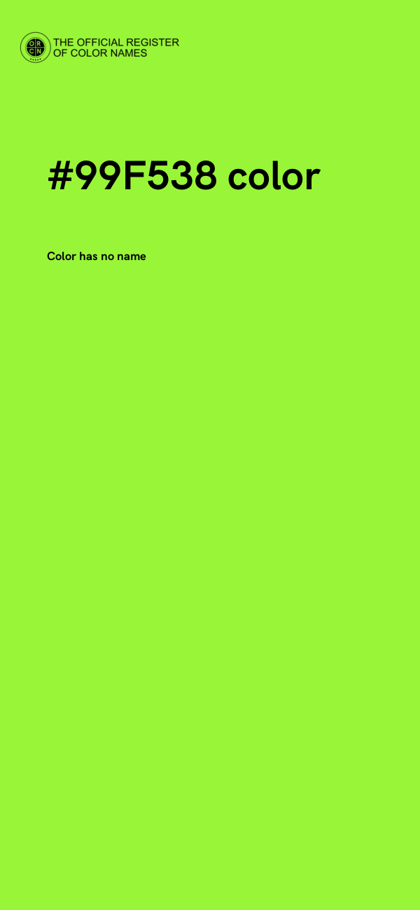 #99F538 color image