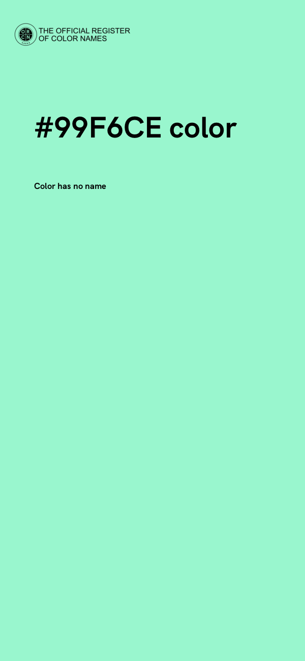 #99F6CE color image