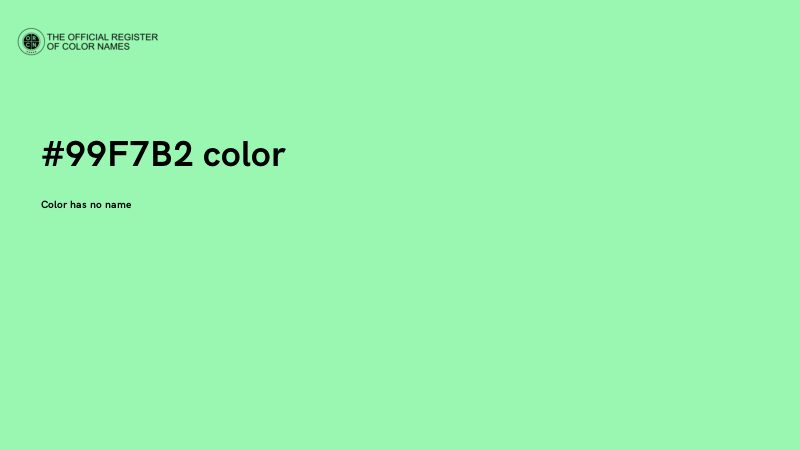 #99F7B2 color image