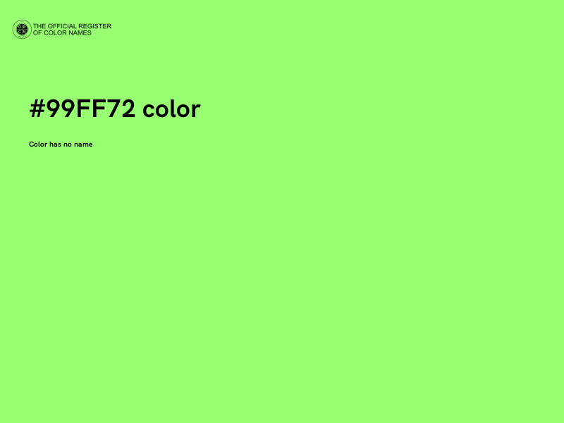 #99FF72 color image
