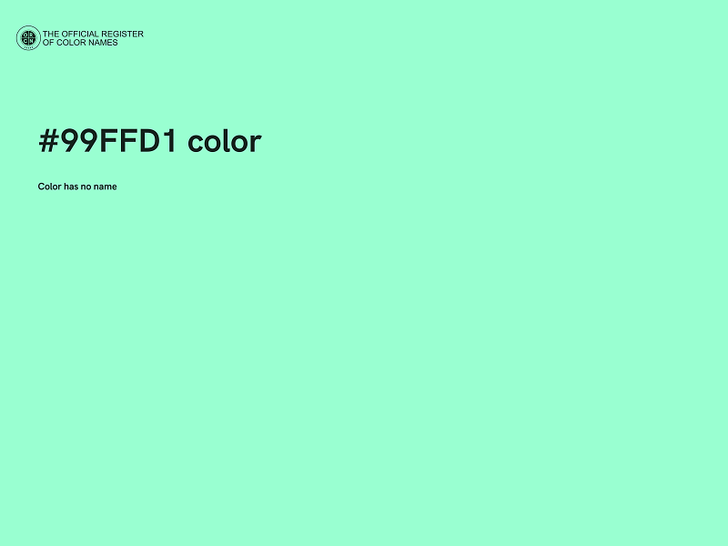 #99FFD1 color image