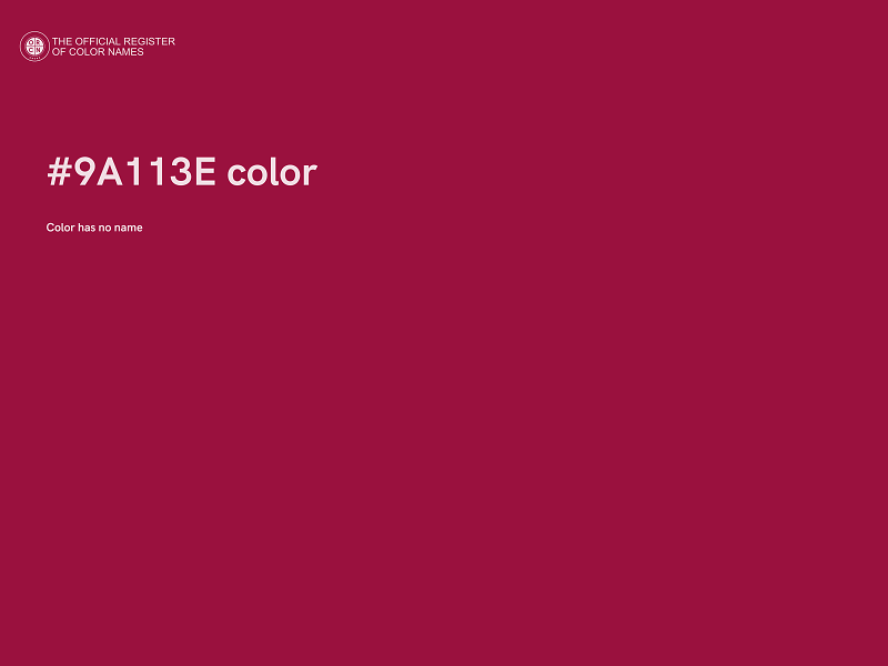 #9A113E color image