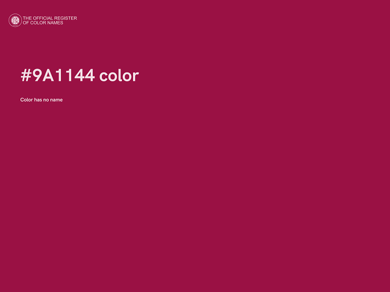 #9A1144 color image