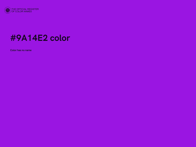 #9A14E2 color image