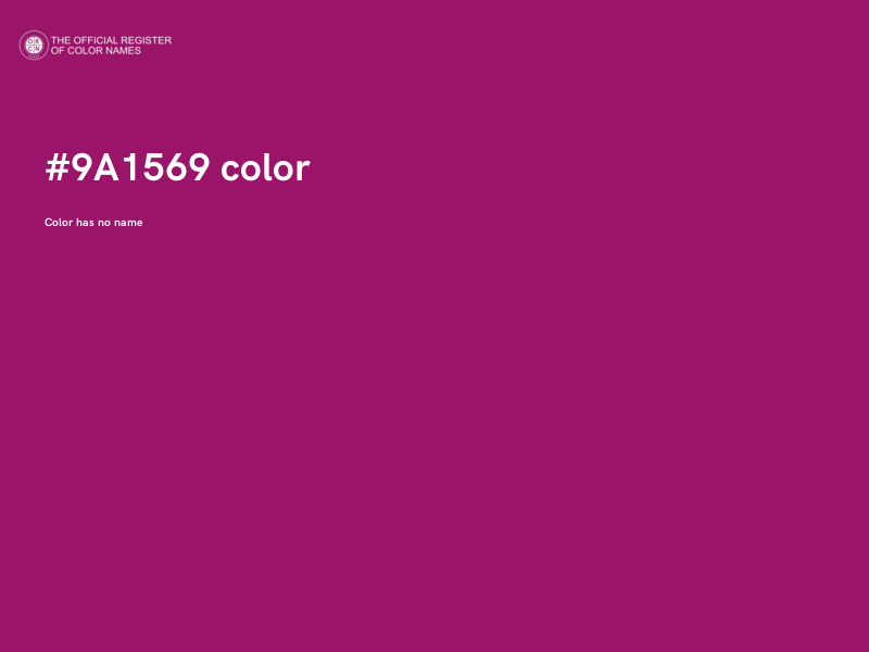 #9A1569 color image