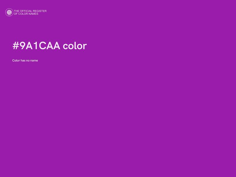 #9A1CAA color image