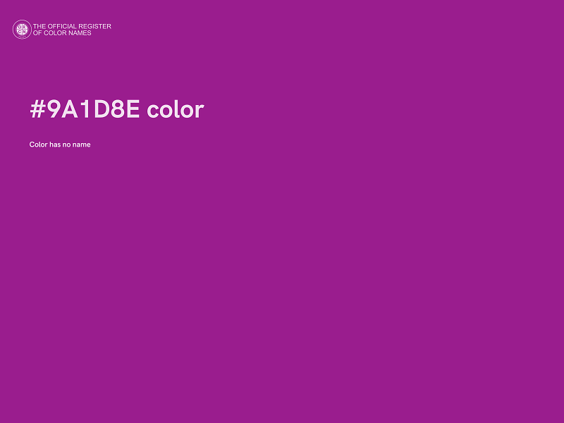 #9A1D8E color image