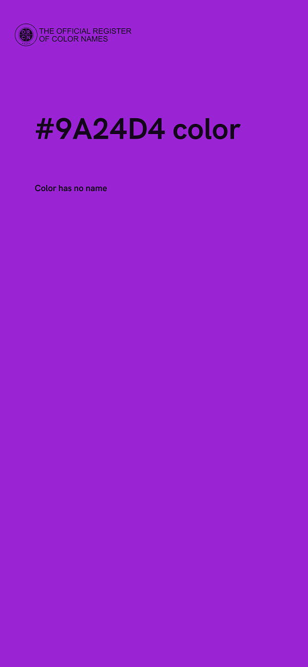 #9A24D4 color image
