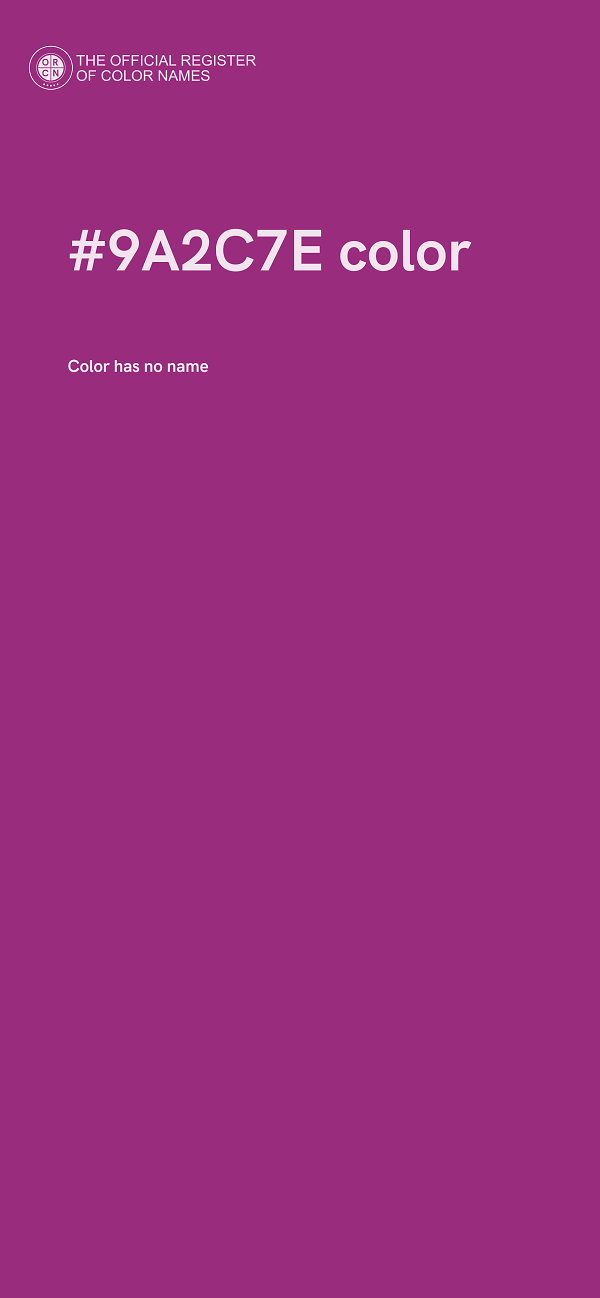 #9A2C7E color image