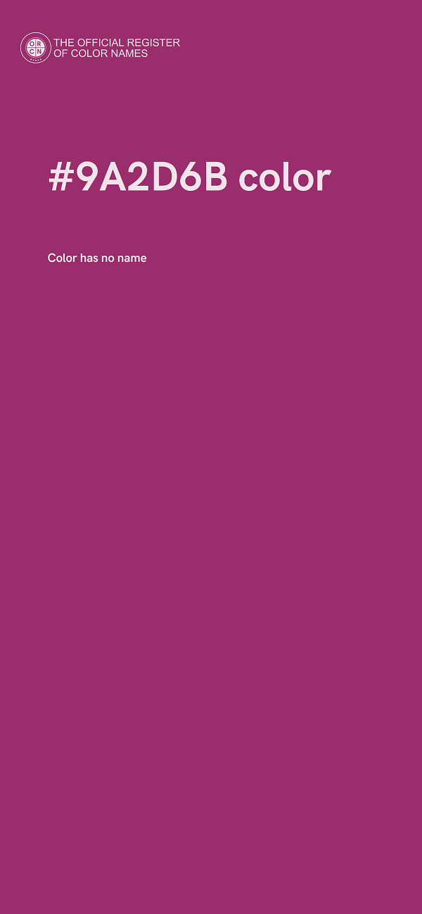 #9A2D6B color image