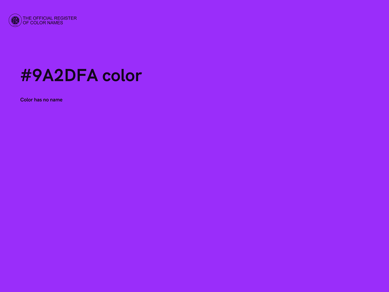 #9A2DFA color image