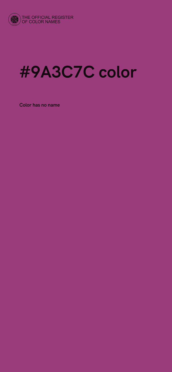 #9A3C7C color image