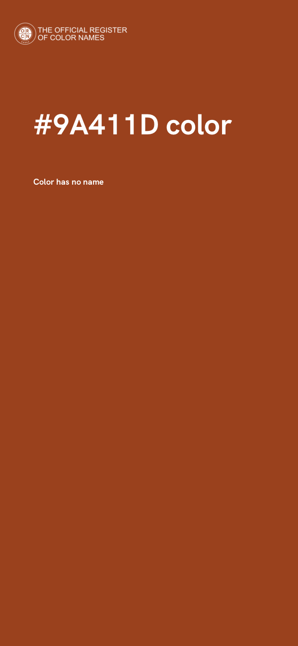 #9A411D color image