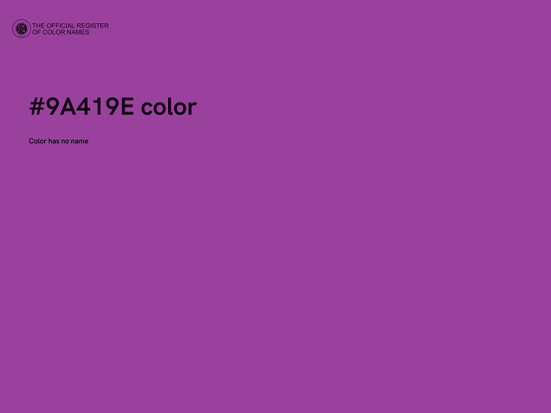 #9A419E color image