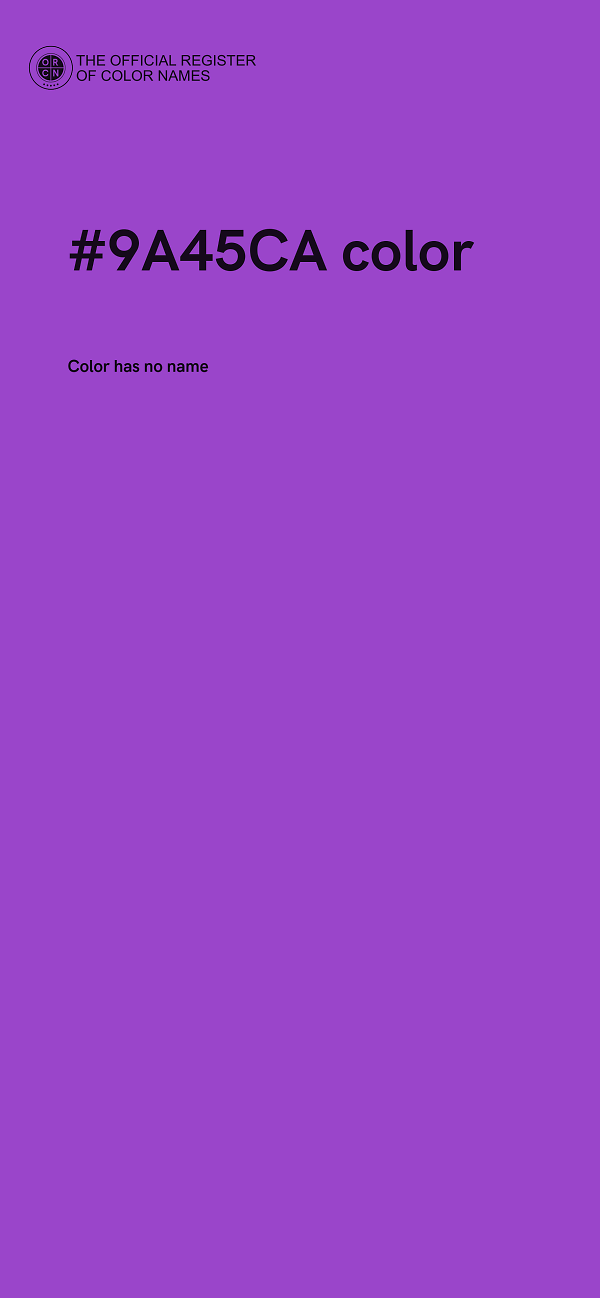 #9A45CA color image
